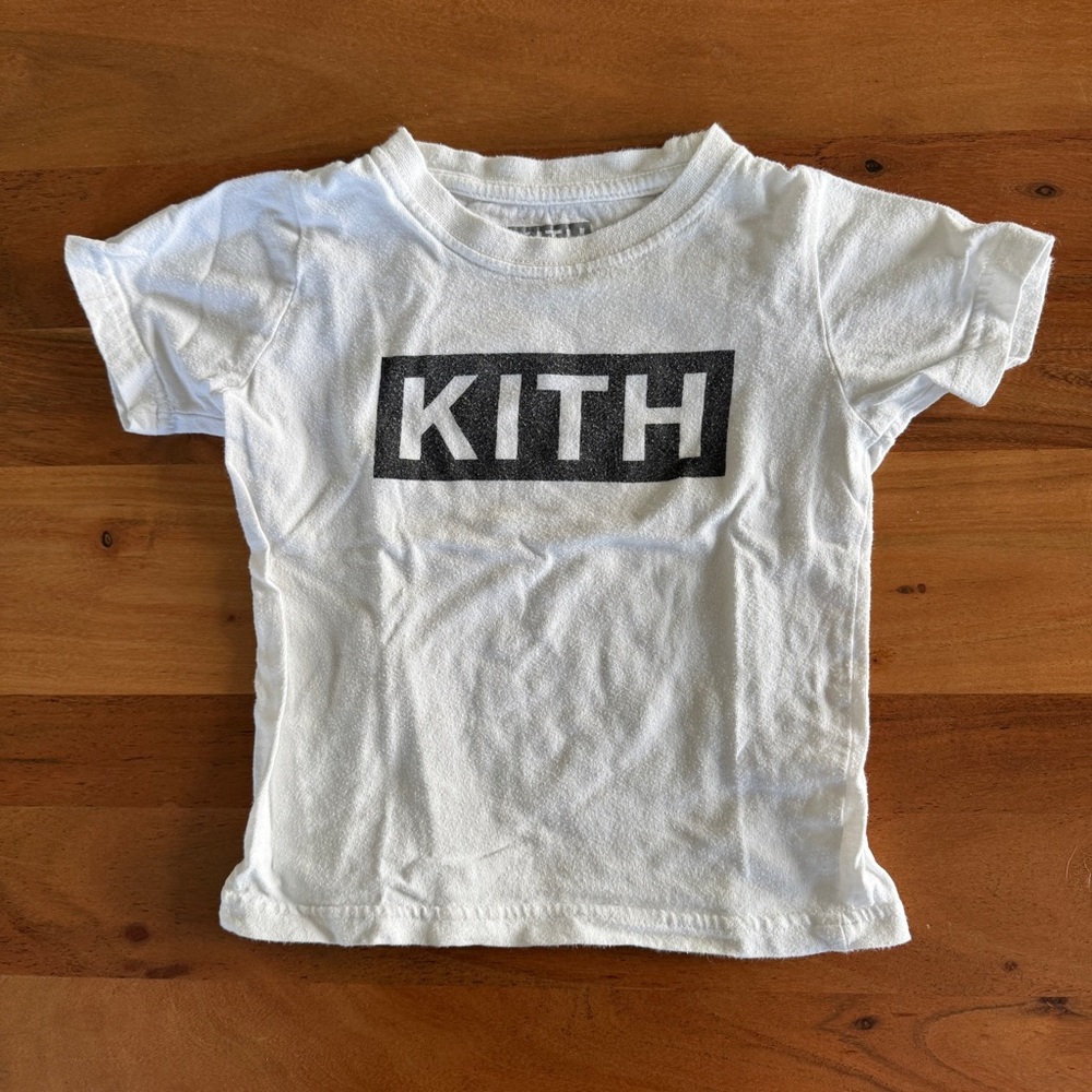 KITH toddler Kids White T-Shirt 2T